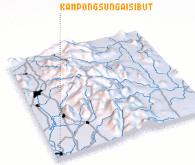 3d view of Kampong Sungai Sibut