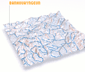 3d view of Ban Houayngeun