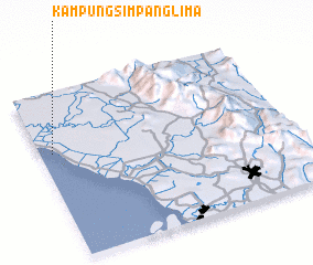 3d view of Kampung Simpang Lima