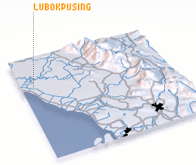 3d view of Lubok Pusing
