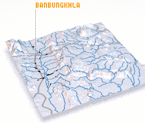 3d view of Ban Bung Khla