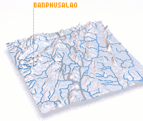 3d view of Ban Phu Sa Lao