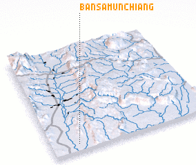 3d view of Ban Sa Mun Chiang