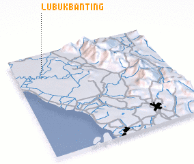 3d view of Lubuk Banting