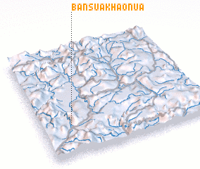 3d view of Ban Suakhao-Nua