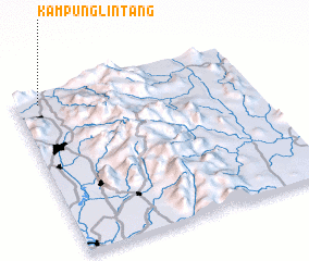 3d view of Kampung Lintang