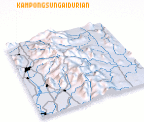 3d view of Kampong Sungai Durian