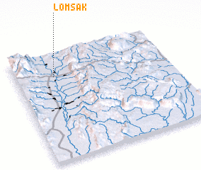 3d view of Lom Sak