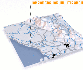 3d view of Kampong Baharu Ulu Tiram Burok