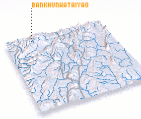 3d view of Ban Khun Wa Tai Yao