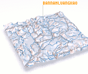 3d view of Ban Namluang-Kao