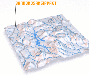 3d view of Ban Komo Sam Sip Paet