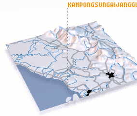 3d view of Kampong Sungai Janggut