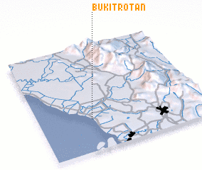 3d view of Bukit Rotan