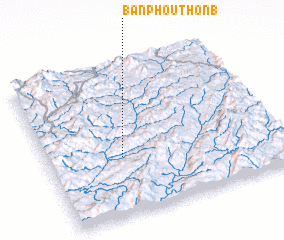 3d view of Ban Phouthôn (1)