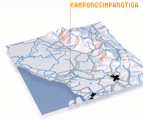 3d view of Kampong Simpang Tiga