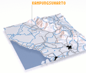 3d view of Kampung Suharto