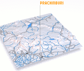 3d view of Prachin Buri