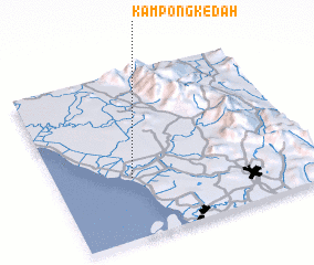 3d view of Kampong Kedah