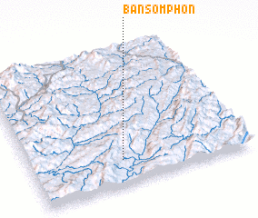 3d view of Ban Sômphon