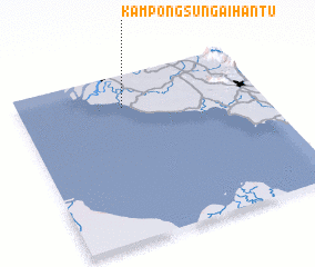 3d view of Kampong Sungai Hantu