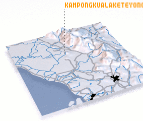 3d view of Kampong Kuala Keteyong