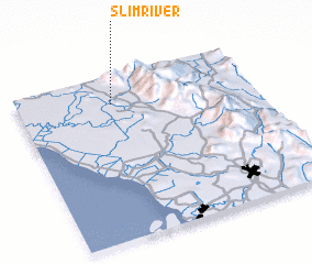 3d view of Slim River