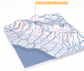 3d view of Sanggaranagung