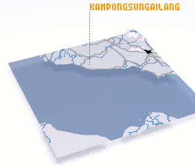 3d view of Kampong Sungai Lang