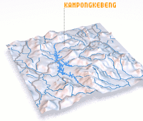 3d view of Kampong Kebeng