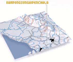 3d view of Kampong Sungai Penchala