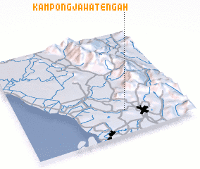 3d view of Kampong Jawa Tengah