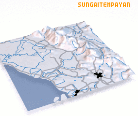 3d view of Sungai Tempayan