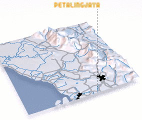 3d view of Petaling Jaya