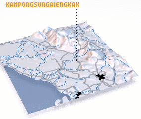 3d view of Kampong Sungai Engkak