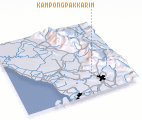 3d view of Kampong Pak Karim