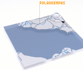 3d view of Pulau Kempas