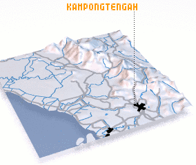 3d view of Kampong Tengah