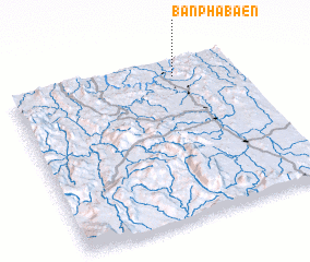 3d view of Ban Pha Baen