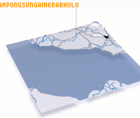 3d view of Kampong Sungai Merab Hulu