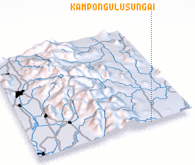 3d view of Kampong Ulu Sungai