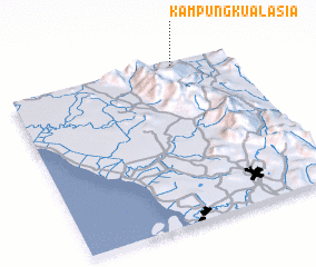 3d view of Kampung Kuala Sia