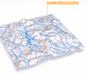 3d view of Kampong Gunong