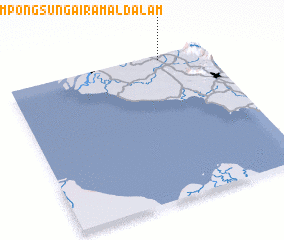 3d view of Kampong Sungai Ramal Dalam