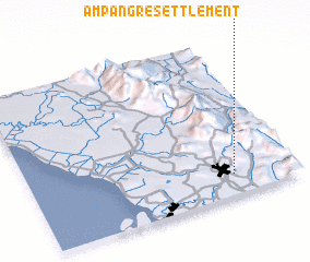 3d view of Ampang Resettlement