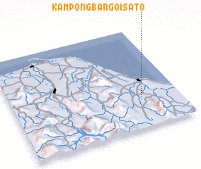 3d view of Kampong Bangoi Sato