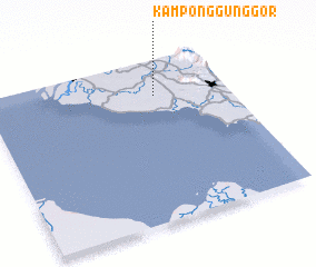 3d view of Kampong Gunggor