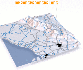 3d view of Kampong Padang Balang