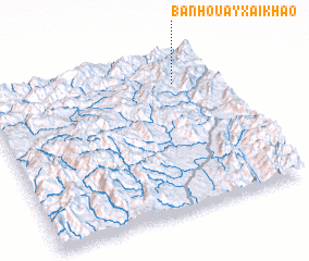 3d view of Ban Houayxaikhao