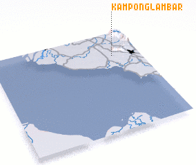 3d view of Kampong Lambar